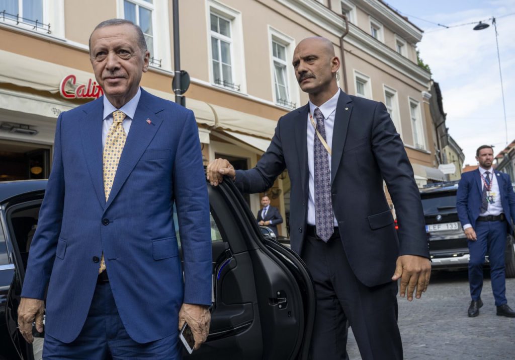 Recep Tayyip Erdoğan Litvanya Vilnius’da