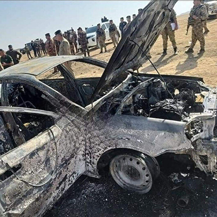 Irak’ın Doğusunda Zaho Bölgesinde Türk Sihaları PKK’li Teröristlerin İçinde Bulunduğu Aracı Vurdu