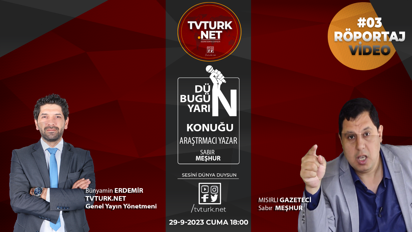 RÖPORTAJ: Mısırlı Gazeteci Sabır MASHHOUR : Türkiye’de Türk Siyasetçi Çok az ”Hepsi….’’