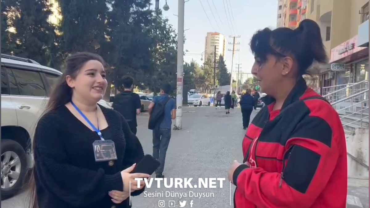 Fatıma ZEYNALOVA :TVTURK Azerbaycan Sokak Röportajı