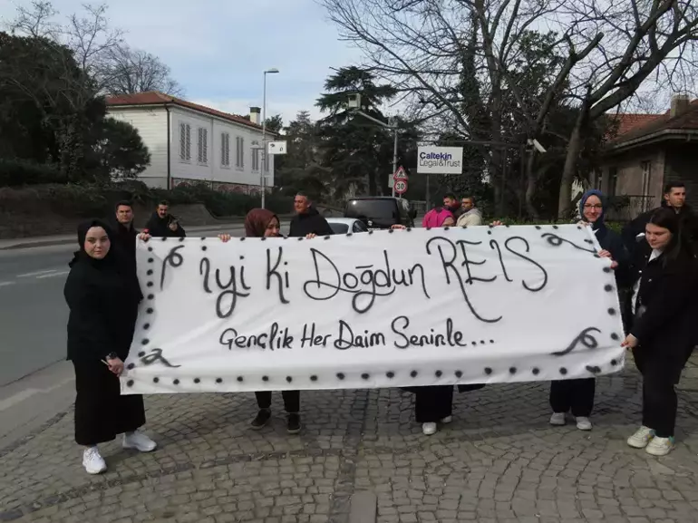 Cumhurbaşkanı Erdoğan’a doğum günü sürprizi